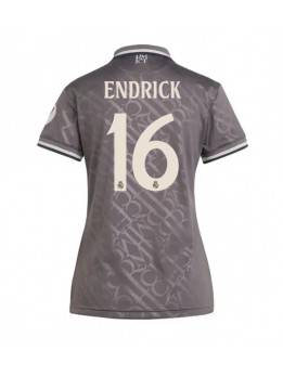 Real Madrid Endrick #16 Zenski Rezervni Dres 2024-25 Kratak Rukavima